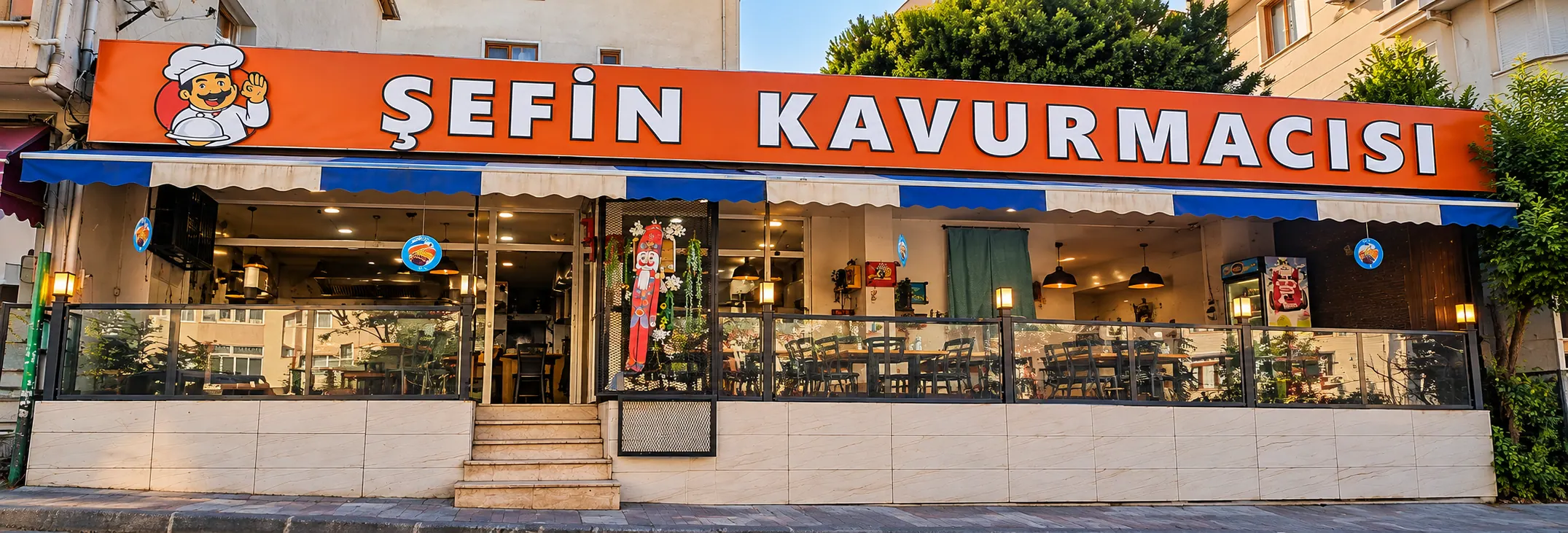 Şefin Mutfağı Kavurmacı'nın Tuzla Aydıntepe'deki restoranının dış cephesi